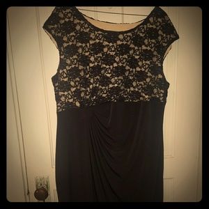 Black evening dress